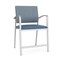 Lesro Newport Wide Hip Chair Metal Frame, Silver, RS Rain Song Back, MD Titan Seat NP1261 - alternate 1